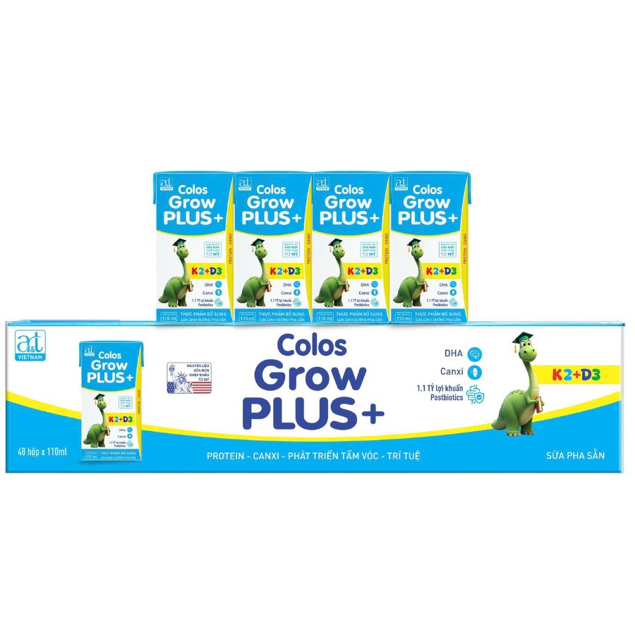 Sữa pha sẵn A&T Colos Grow Plus 110ml