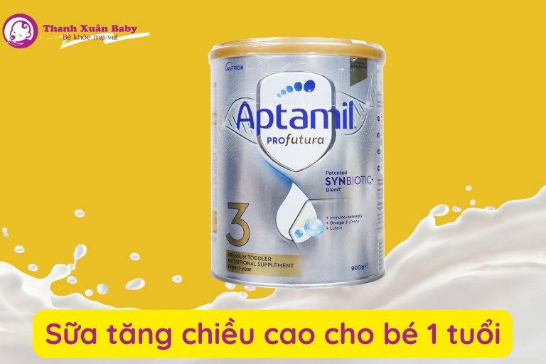Sữa aptamil số 3 là dòng sữa tăng chiều cao cho bé 1 tuổi tốt