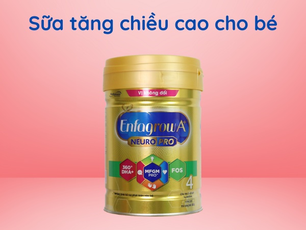 Sữa tăng chiều cao cho bé - sữa Enfagrow A+ 4