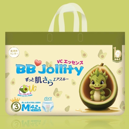 Tã bỉm cao cấp BB Jollity M-42 quần đêm