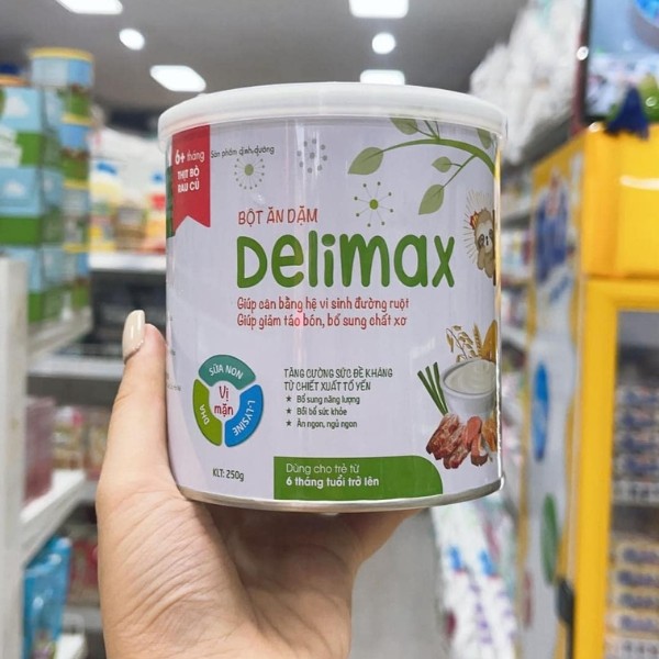 Bột Ăn Dặm Delimax Thịt bò rau củ