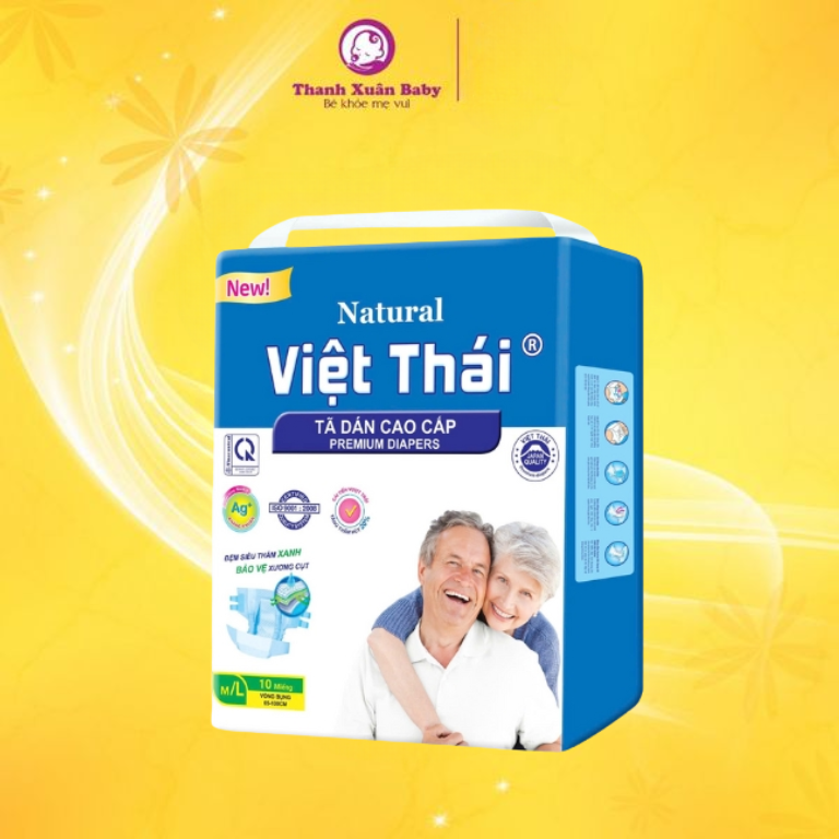 Bỉm già Việt Thái Nature L-20 miếng