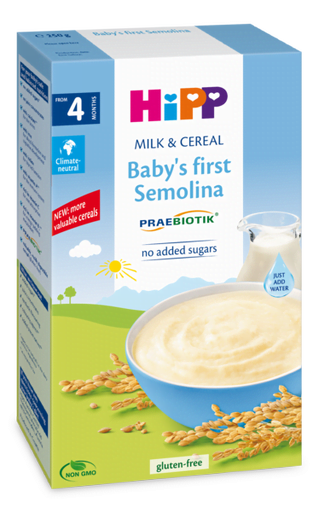 Bột Sữa Ăn Dặm Hipp Khởi Đầu Semolina