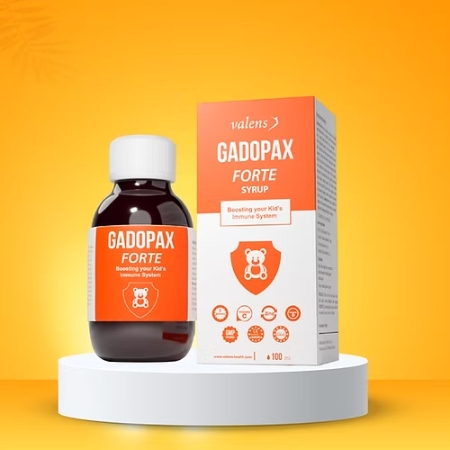 Siro Valens Gadopax Forte 100ml hỗ trợ tăng sức đề kháng cơ thể