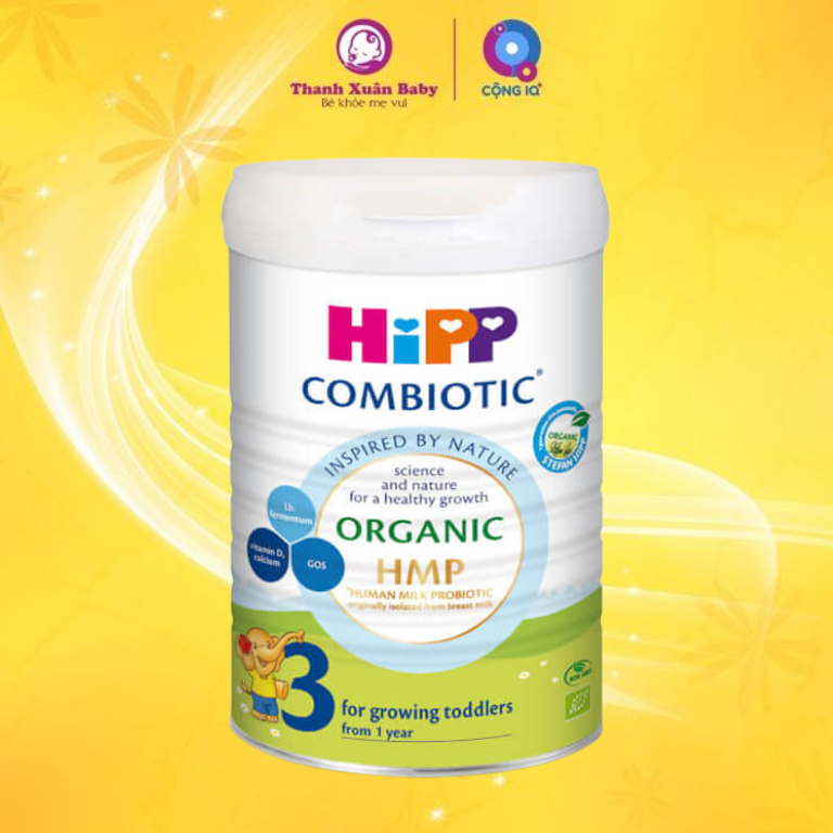 Giới thiệu Sữa HiPP ORGANIC COMBIOTIC số 3 (800g) cho bé từ 1 - 3 tuổi