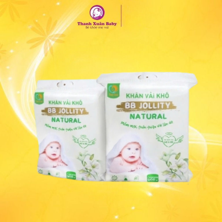 Khăn khô BB Jollity Nature 900g