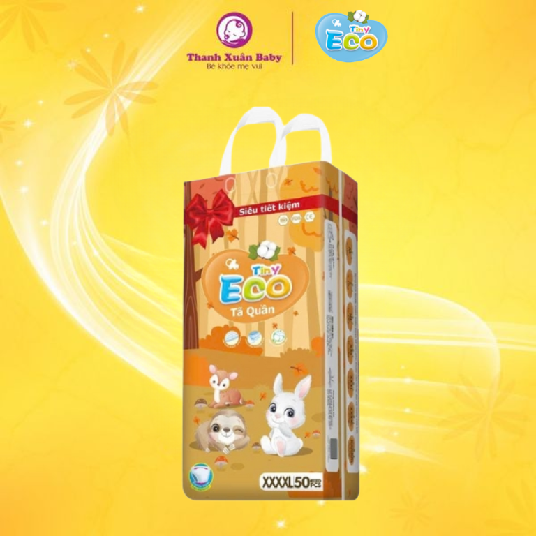 Tã bỉm Tiny Eco 4XL-50 quần