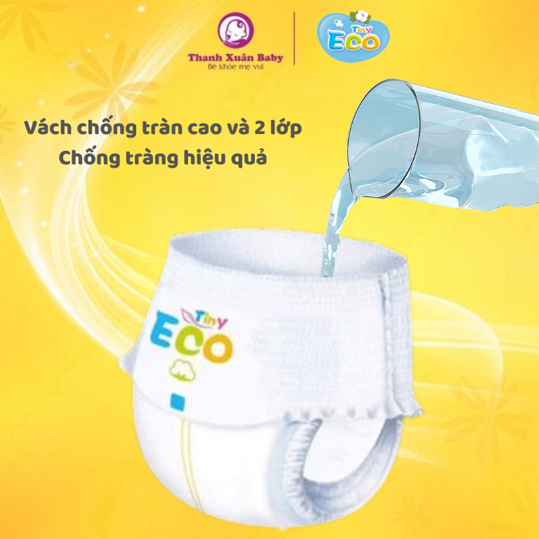 Tã bỉm Tiny Eco Newbonemềm chống tràn hiệu quả