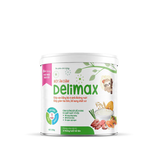 Bột Ăn Dặm Delimax Thịt heo rau củ